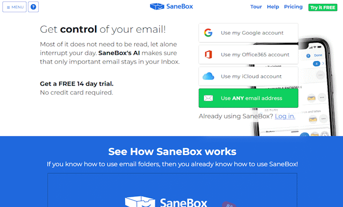Sane Box AI